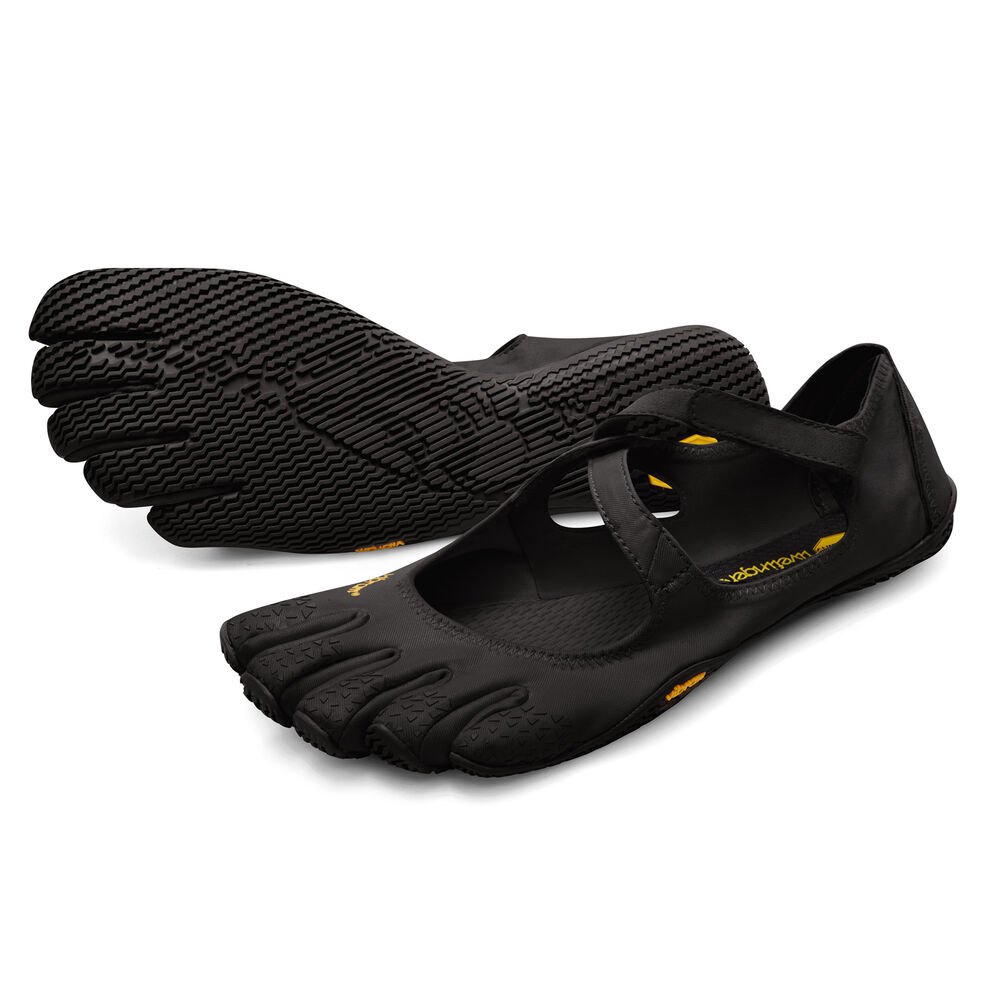 Vibram Five Fingers Womens Running Shoes - Black - V-Soul - 15390-LPWM